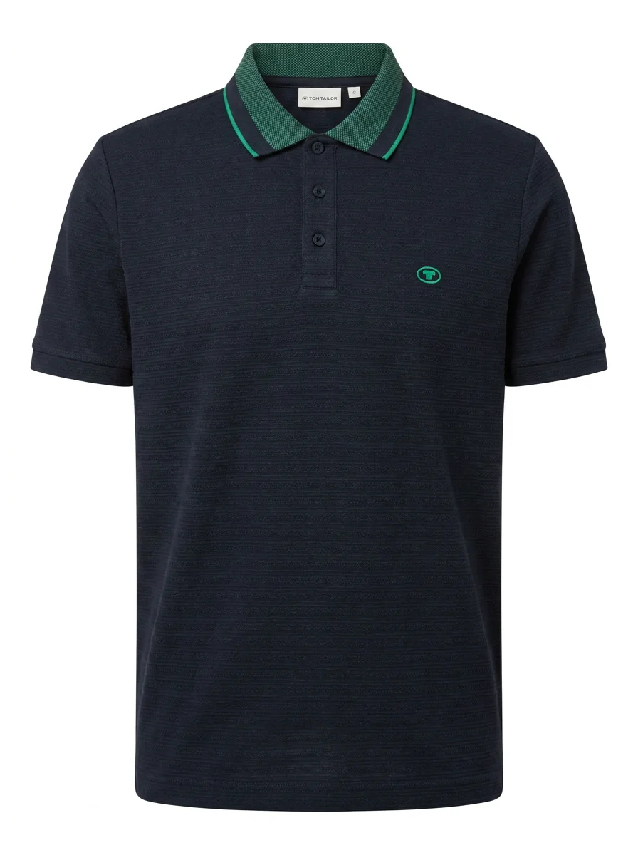 Clubhouse Contrast Ribbed Polo image 3