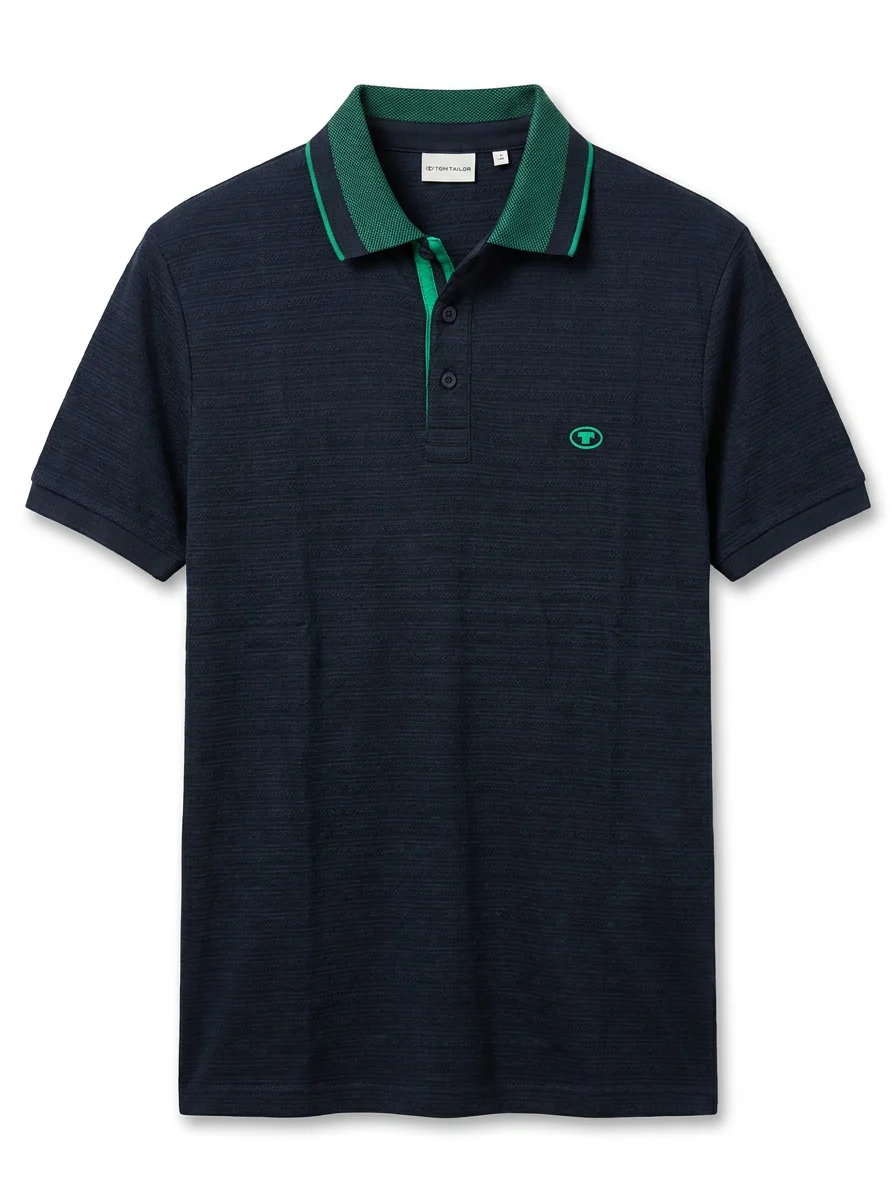 Clubhouse Contrast Ribbed Polo image 2